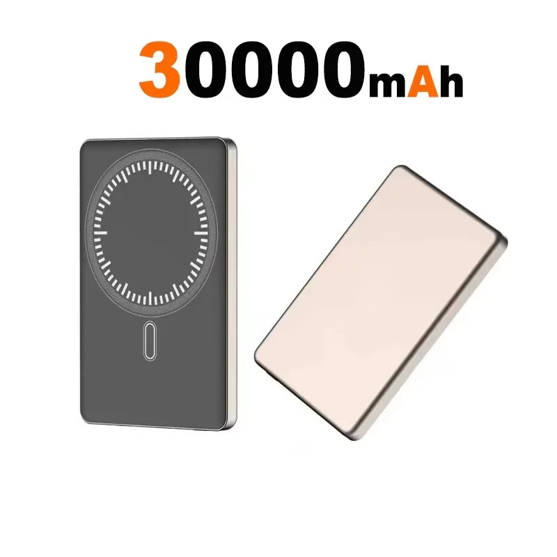 50000mAh Power Bank For iPhone 17 16 Pro Max Magnetic Wireless 22.5W Ultra Capacity Super Fast Charging Power Bank 2025