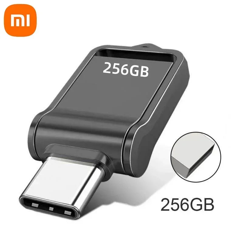 Xiaomi 2TB USB 3.2 Flash Drive High Speed Type-C Interface Dual-Use Flash Memory 512GB 1TB Stick For Phone Windows 11 Computer