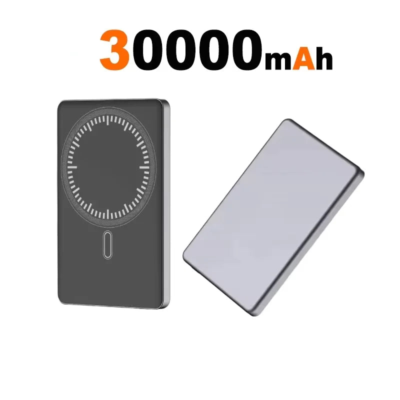 50000mAh Power Bank For iPhone 17 16 Pro Max Magnetic Wireless 22.5W Ultra Capacity Super Fast Charging Power Bank 2025