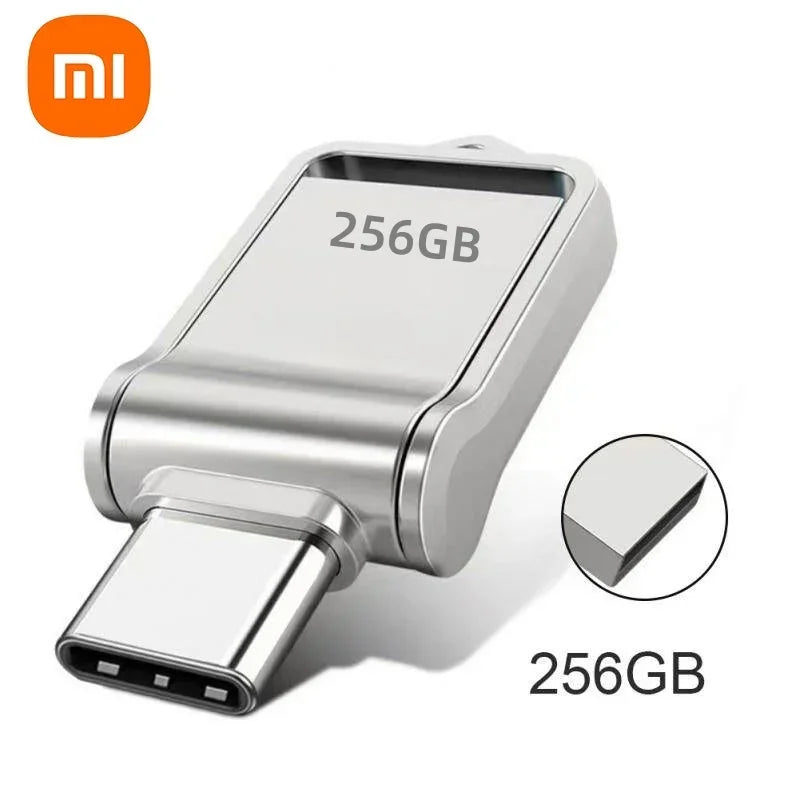 Xiaomi 2TB USB 3.2 Flash Drive High Speed Type-C Interface Dual-Use Flash Memory 512GB 1TB Stick For Phone Windows 11 Computer