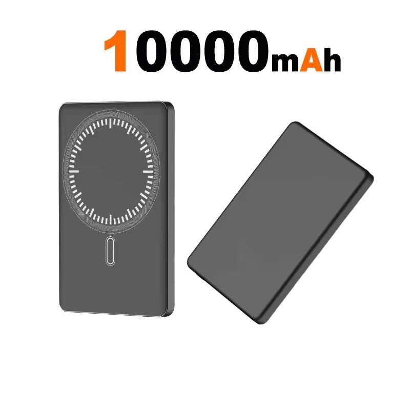 50000mAh Power Bank For iPhone 17 16 Pro Max Magnetic Wireless 22.5W Ultra Capacity Super Fast Charging Power Bank 2025