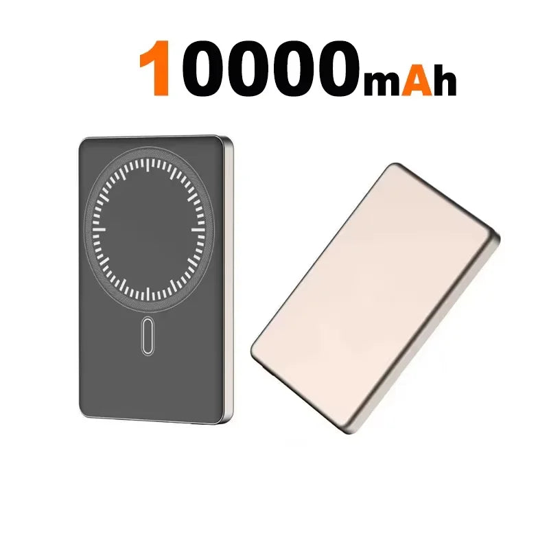 50000mAh Power Bank For iPhone 17 16 Pro Max Magnetic Wireless 22.5W Ultra Capacity Super Fast Charging Power Bank 2025