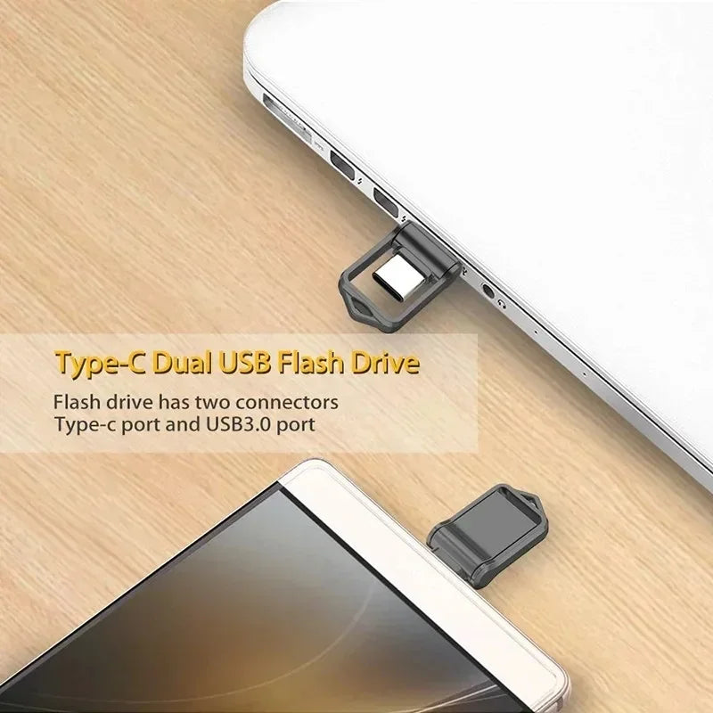 Xiaomi 2TB USB 3.2 Flash Drive High Speed Type-C Interface Dual-Use Flash Memory 512GB 1TB Stick For Phone Windows 11 Computer